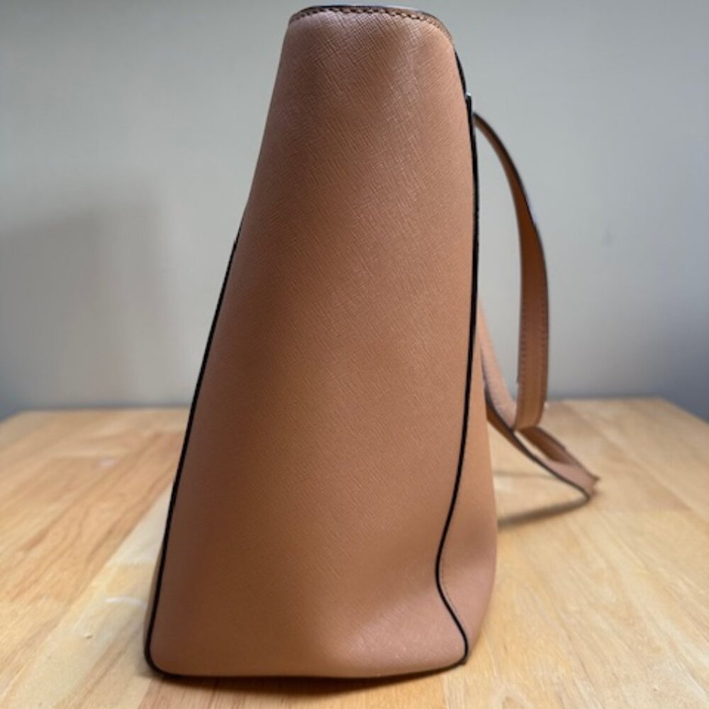 Tory Burch Tan Leather Tote Bag - Picture 4 of 13